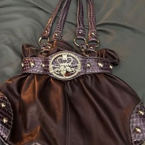 Dark purple, Kathy Van Zeeland purse